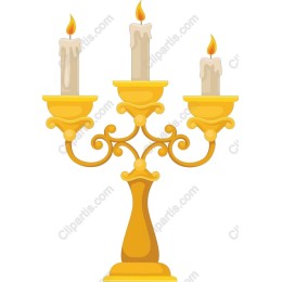 Elegant Gold Candlestick