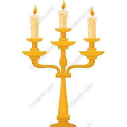 Elegant Golden Candelabrum
