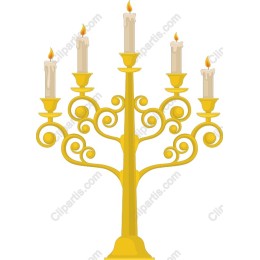 Elegant Golden Candelabra