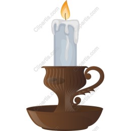 Classic Candle in Holder