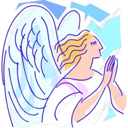 Serene Praying Angel
