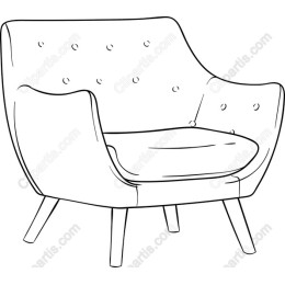 Elegant Modern Armchair