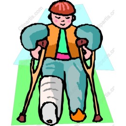Resilient Spirit: of a Character with Crutches