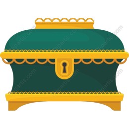 Elegant Vintage Treasure Chest