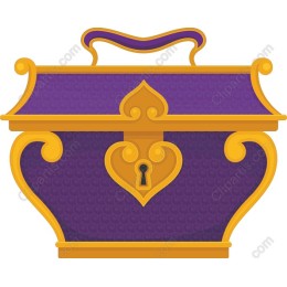 Ornate Purple Treasure Chest