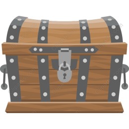 Wooden Treasure Chest