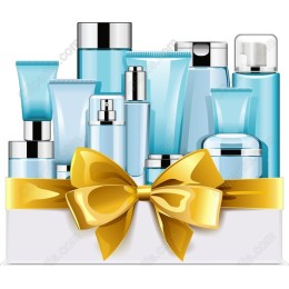 Elegant Gift Box with Skincare Products