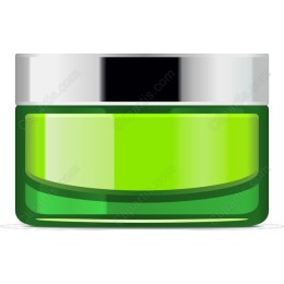 Green Cosmetic Jar