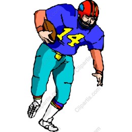 Vibrant Retro Football Player