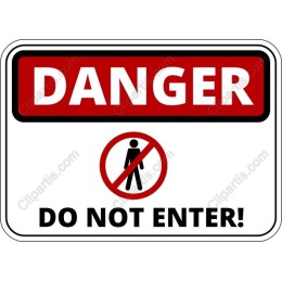 Danger Do Not Enter