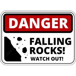 Danger Falling Rocks
