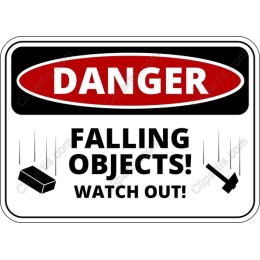 Danger Falling Objects