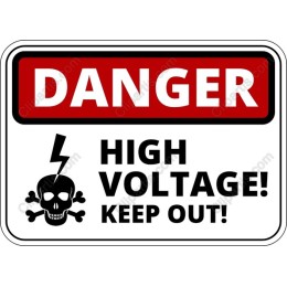 High Voltage Danger Sign