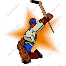 Hockey Goalie Dynamic Action