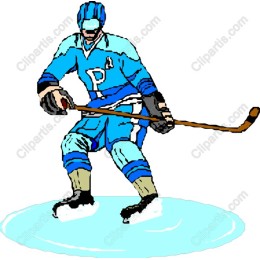 Vibrant Hockey Player