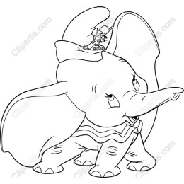 Whimsical Elephant with Playful Character