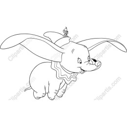 Whimsical Flying Elephant