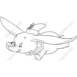 Whimsical Flying Elephant