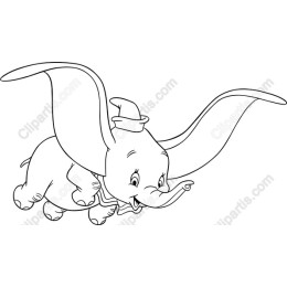 Whimsical Flying Elephant