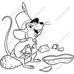 Charming Cartoon Mouse