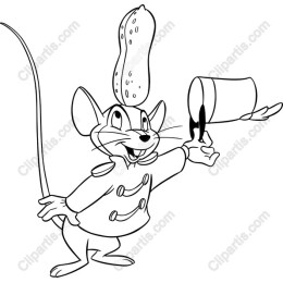 Whimsical Mouse Character