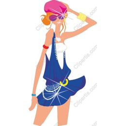 Fashionable Girl in Chic Outfit