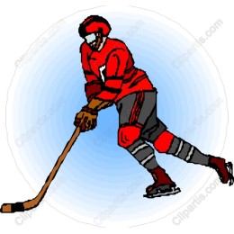 Dynamic Ice Hockey Player
