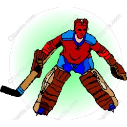 Dynamic Hockey Goalie