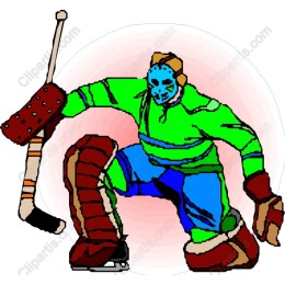 Dynamic Hockey Goalie