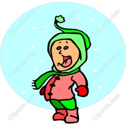 Cheerful Winter Child
