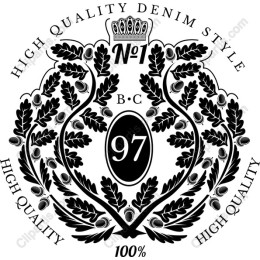 High Quality Denim Style Badge