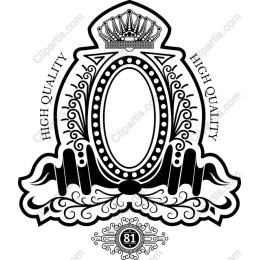 Vintage Crowned Monogram