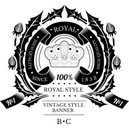 Vintage Royal Style Banner
