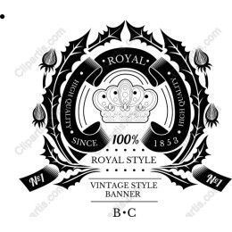 Vintage Royal Style Banner