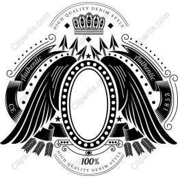 Authentic Denim Style Emblem