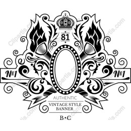 Authentic Vintage Style Banner