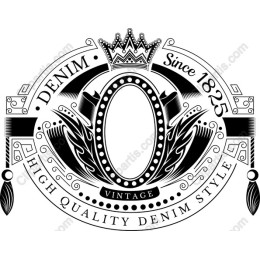 Vintage Denim Emblem