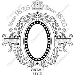 Vintage Flourish Frame