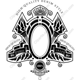 High Quality Denim Emblem