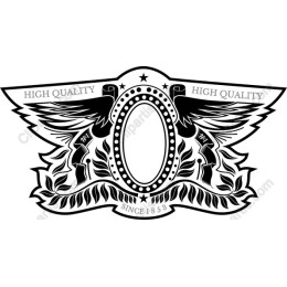 Vintage Winged Emblem