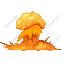 Vibrant Mushroom Cloud Explosion