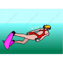 Vibrant Scuba Diver