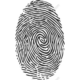 Fingerprint: Black and White Creative Use