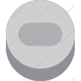 Modern Minimalist Oval Button