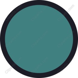 Teal Circle - Scalable