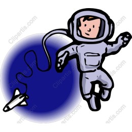 Cheerful Astronaut