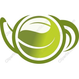 Stylish Green Teapot
