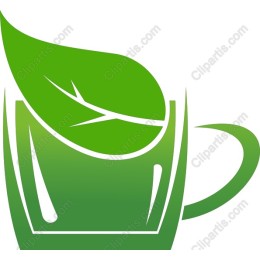 Eco-Friendly Tea Cup with Leaf
