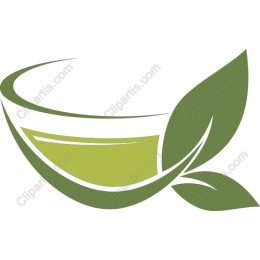Green Bowl with Leaf