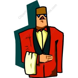 Vibrant Character in Red Suit